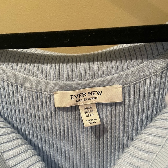 Evernew baby blue off the shoulder dress - Picture 2 of 3